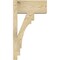 Ekena Millwork Merced Block Rough Sawn Outlooker, Douglas Fir, 8"W x 16"D x 28"H OUT08X16X28MRC05RDF - alternate 2
